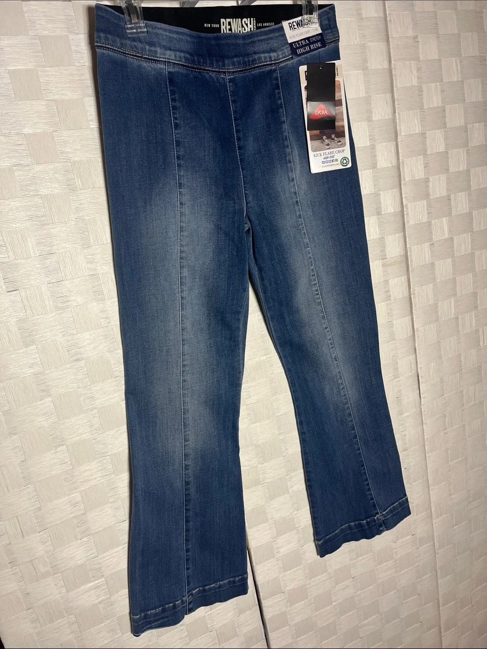 Rewash Blue Kick Flare crop Jeans Size 7/28